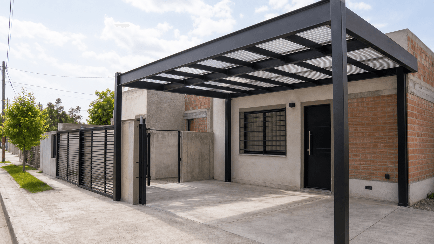 Estructura metálica a medida fabricada por LC Herrería para Lomas de Zamora